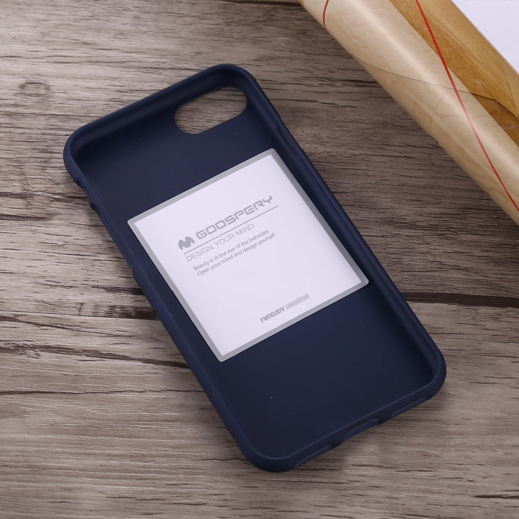 GOOSPERY SOFT FEELING for  iPhone 8 & 7  Liquid State TPU Drop-proof Soft Protective Back Cover Case