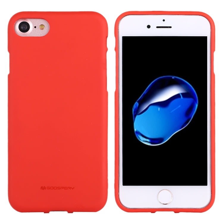 GOOSPERY SOFT FEELING for  iPhone 8 & 7  Liquid State TPU Drop-proof Soft Protective Back Cover Case