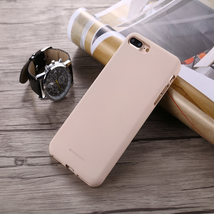 GOOSPERY SOFT FEELING for  iPhone 8 & 7  Liquid State TPU Drop-proof Soft Protective Back Cover Case