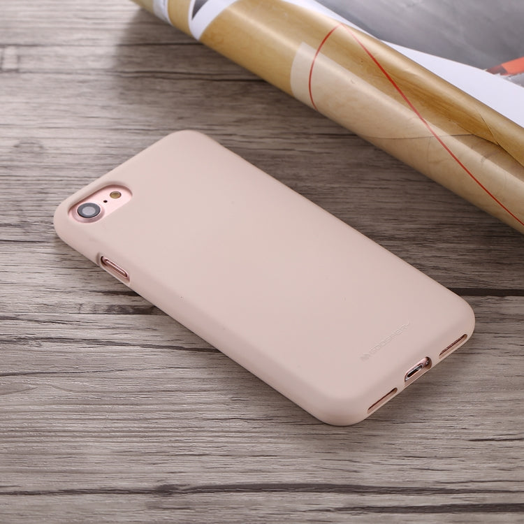 GOOSPERY SOFT FEELING for  iPhone 8 & 7  Liquid State TPU Drop-proof Soft Protective Back Cover Case