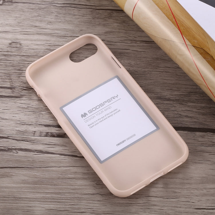 GOOSPERY SOFT FEELING for  iPhone 8 & 7  Liquid State TPU Drop-proof Soft Protective Back Cover Case
