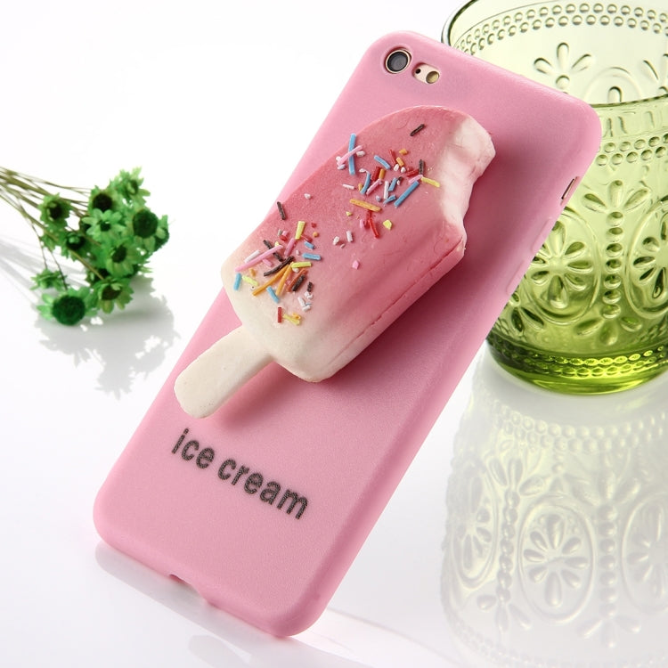 For  iPhone 8 & 7  Ice Cream Pattern Squeeze Rebound Squishy Dropproof Protective Back Cover Case