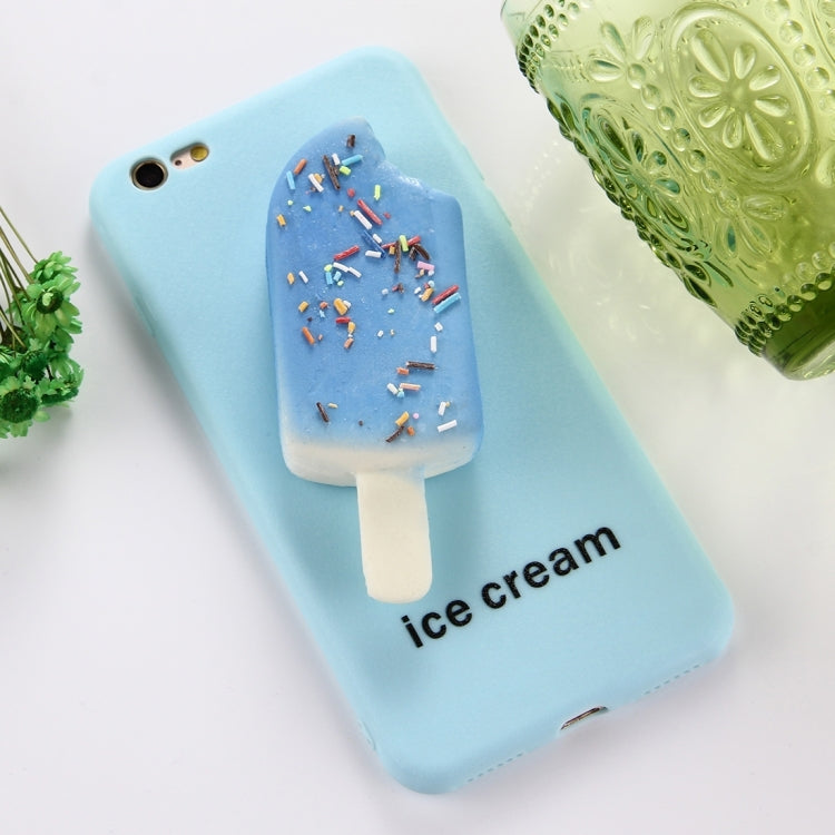For  iPhone 8 & 7  Ice Cream Pattern Squeeze Rebound Squishy Dropproof Protective Back Cover Case