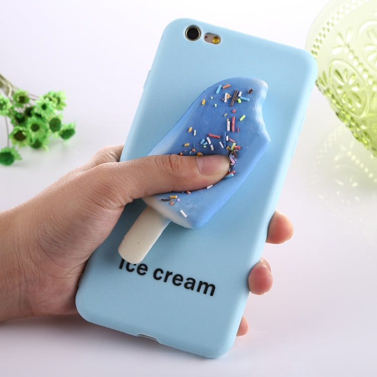 For  iPhone 8 & 7  Ice Cream Pattern Squeeze Rebound Squishy Dropproof Protective Back Cover Case