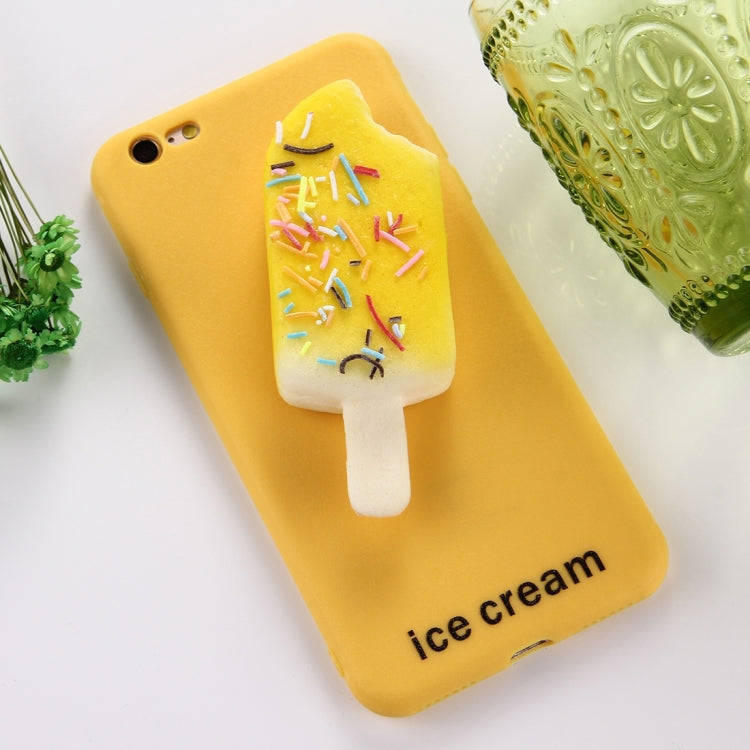 For  iPhone 8 & 7  Ice Cream Pattern Squeeze Rebound Squishy Dropproof Protective Back Cover Case