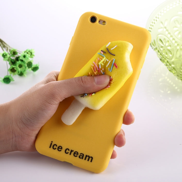 For  iPhone 8 & 7  Ice Cream Pattern Squeeze Rebound Squishy Dropproof Protective Back Cover Case