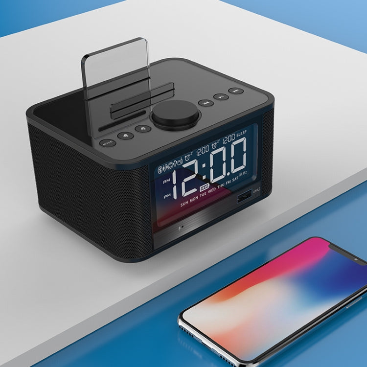 X7 Bluetooth Mega Bass Alarm Box Clock Radio