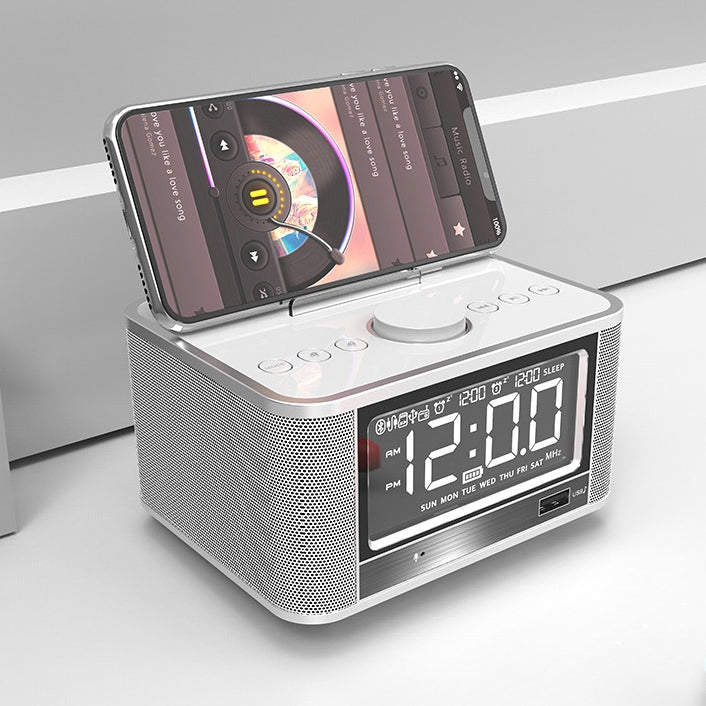 X7 Bluetooth Mega Bass Alarm Box Clock Radio