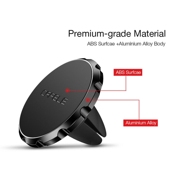 CAFELE Universal Bright Surface Magnetic Gear Car Air Outlet Vent Mount Phone Holder Stand, for iPhone, Samsung, Huawei, Lenovo, Xiaomi, Sony, HTC