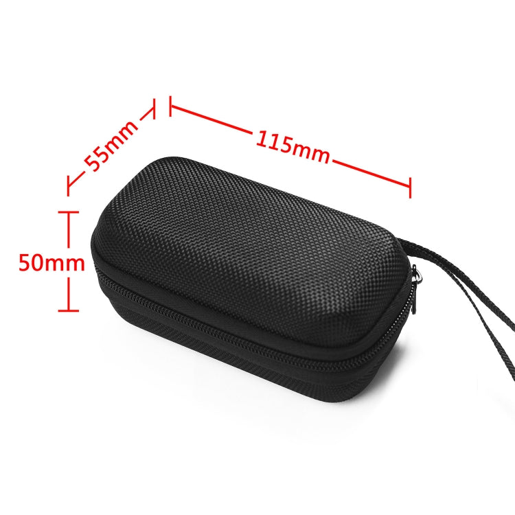 2 PCS Portable Handheld Shockproof Bluetooth Headset Protective Box Storage Bag for Bose SoundSport Free(Black)