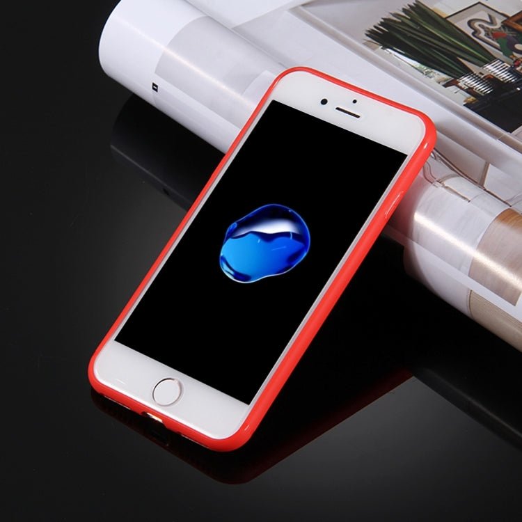 For  iPhone 8 & 7  Colorized Soft TPU Protective Case (Red)