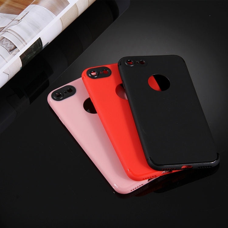 For  iPhone 8 & 7  Colorized Soft TPU Protective Case (Red)