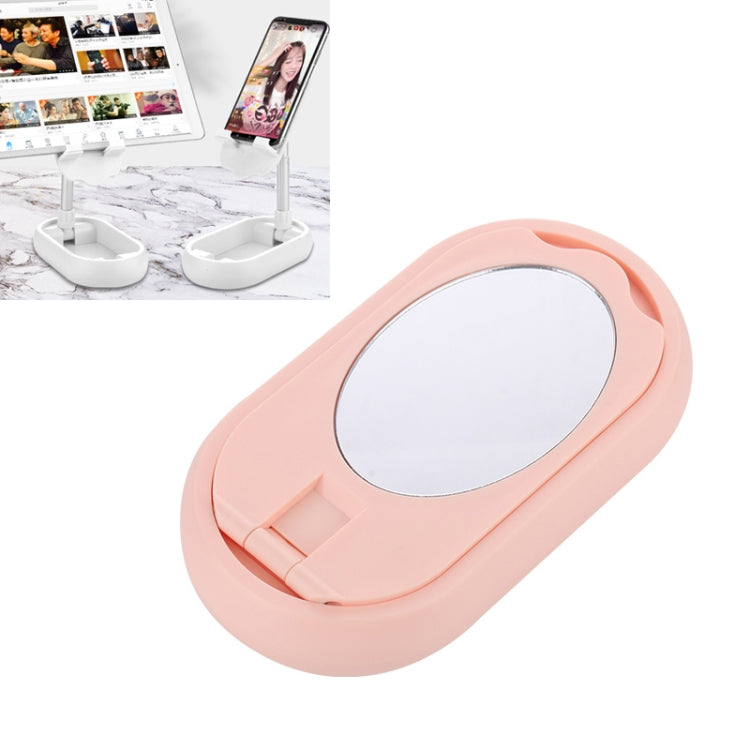 XC03 Telescopic Folding Mobile Phone Tablet Mirror Desktop Holder Bracket
