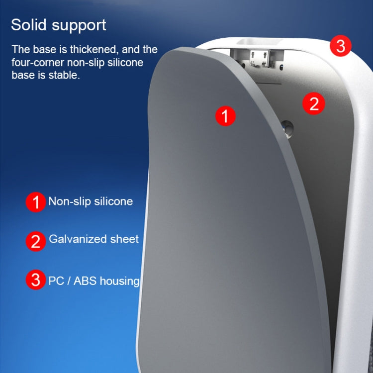 WS3 Portable Telescopic Mobile Phone Tablet Desktop Holder Bracket, Standard Version, Ordinary Version (White)