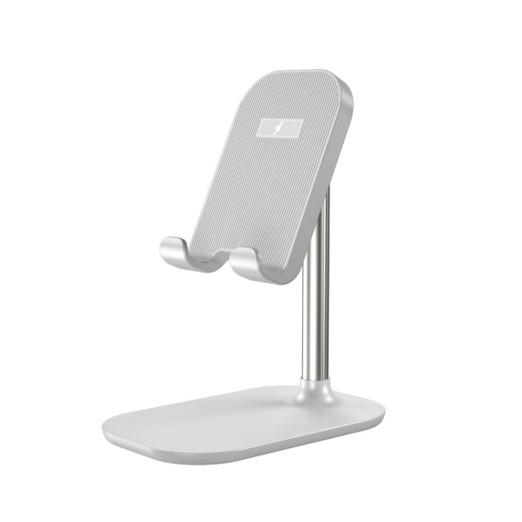 WS4 Portable Telescopic Mobile Phone Tablet Wireless Quick Charging Desktop Holder Bracket (White)