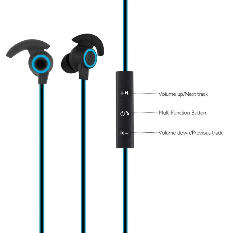 BTH-816 Wireless Bluetooth In-Ear Headphone Sports Headset with Mic, For iPhone, Galaxy, Huawei, Xiaomi, LG, HTC and Other Smart Phones, Bluetooth Distance: 10m