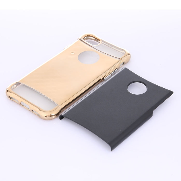 For  iPhone 8 & 7  Electroplating Dropproof TPU+PC Detachable Protective Back Cover Case