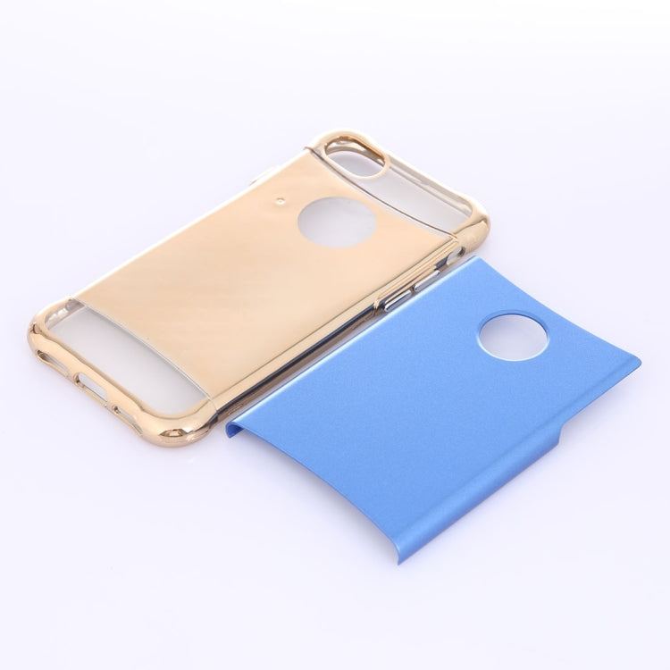 For  iPhone 8 & 7  Electroplating Dropproof TPU+PC Detachable Protective Back Cover Case