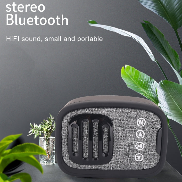S606 Bluetooth 5.0 Retro Embroidery Fabric Art Bluetooth Speaker
