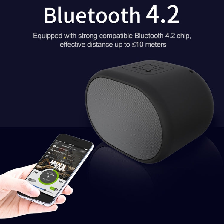 KIVEE KV-HY22 Mini Bluetooth Speaker Bluetooth 4.2, Support TF & USB & FM & AUX