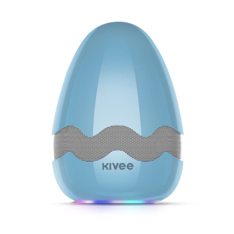 KIVEE KV-MW01 Tone Color Light Bluetooth Speaker, Support TF & FM & Voice Call(Blue)