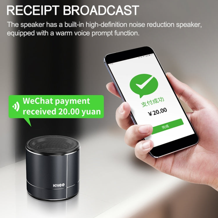 KIVEE KV-MW02 Mini Wireless Bluetooth Speaker, Support TF & FM & Bluetooth Call