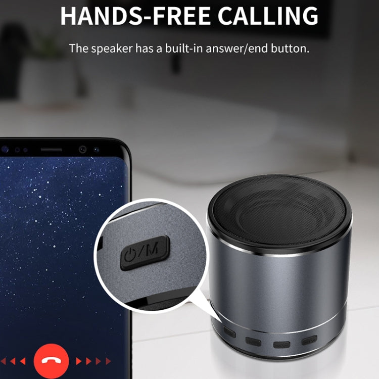 KIVEE KV-MW02 Mini Wireless Bluetooth Speaker, Support TF & FM & Bluetooth Call