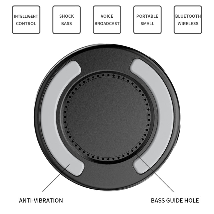 KIVEE KV-MW02 Mini Wireless Bluetooth Speaker, Support TF & FM & Bluetooth Call