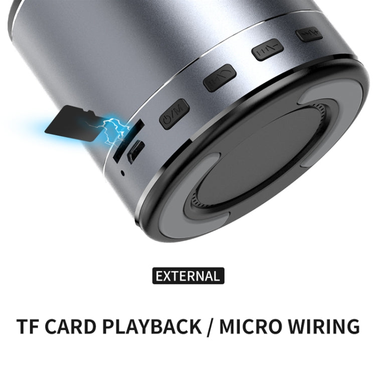 KIVEE KV-MW02 Mini Wireless Bluetooth Speaker, Support TF & FM & Bluetooth Call