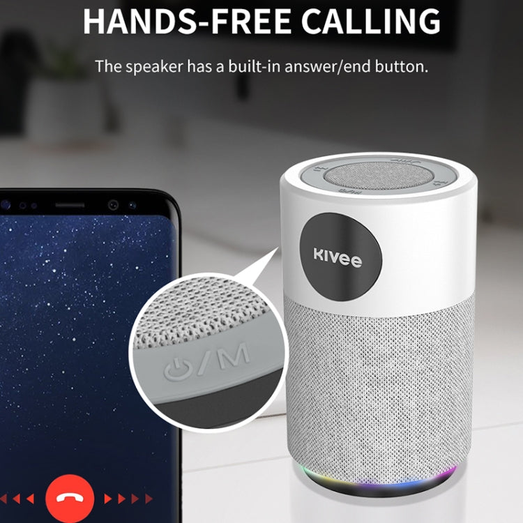 KIVEE KV-MW05 Mini Wireless Bluetooth Speaker, Support TF & FM & Bluetooth Call