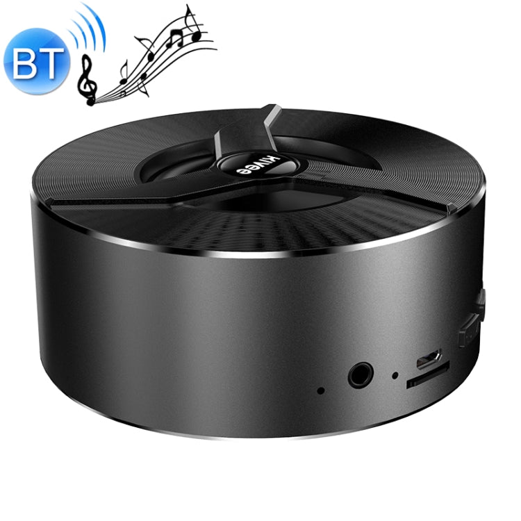 KIVEE KV-MW06B Wireless Bluetooth Speaker, Support TF & FM & AUX & Bluetooth call (Black)