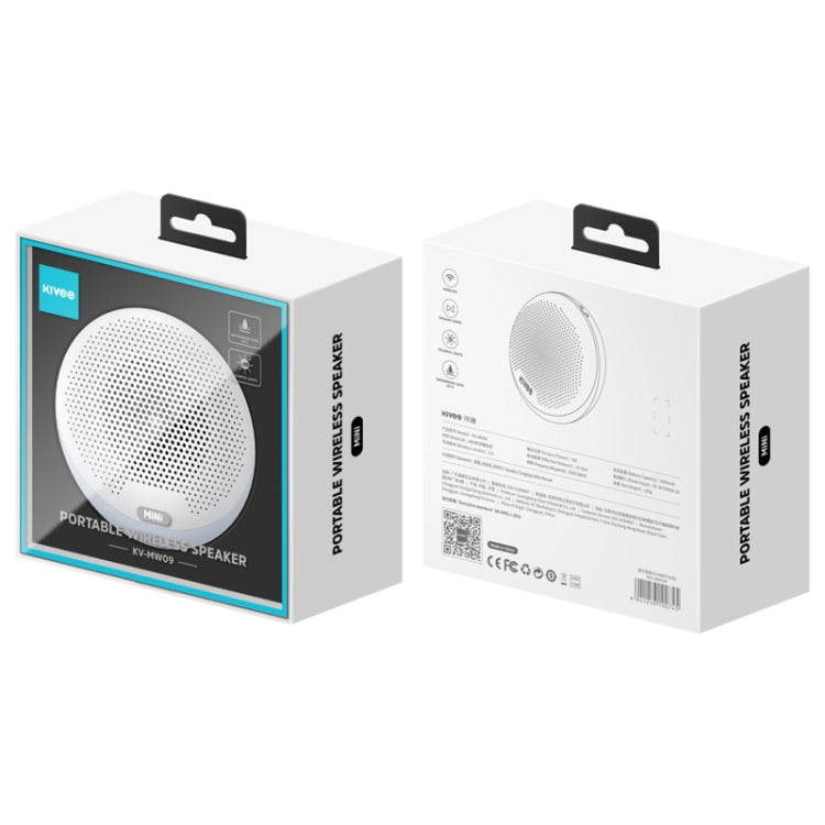 KIVEE KV-MW09 Portable Wireless Bluetooth Speaker Bluetooth 5.0, Support Breathing Colorful Light Mode