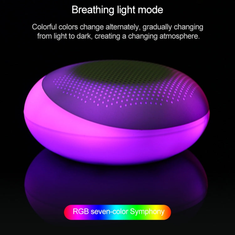 KIVEE KV-MW09 Portable Wireless Bluetooth Speaker Bluetooth 5.0, Support Breathing Colorful Light Mode