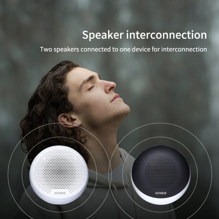 KIVEE KV-MW09 Portable Wireless Bluetooth Speaker Bluetooth 5.0, Support Breathing Colorful Light Mode