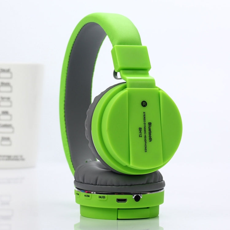 SH-12 Headband Stereo Wireless Bluetooth Headphone Headset, for iPhone, iPad, iPod, Samsung, HTC, Sony, Huawei, Xiaomi and other Audio Devices