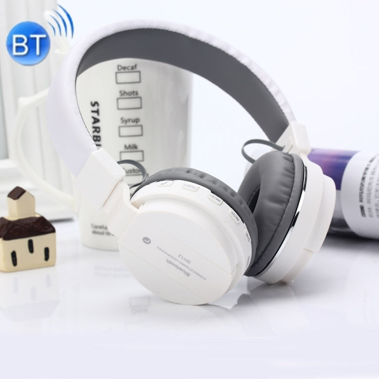 SH-12 Headband Stereo Wireless Bluetooth Headphone Headset, for iPhone, iPad, iPod, Samsung, HTC, Sony, Huawei, Xiaomi and other Audio Devices