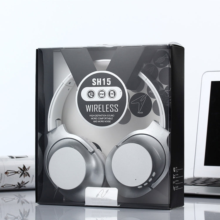 SH-15 Headband Stereo Wireless Bluetooth Headphone Headset, for iPhone, iPad, iPod, Samsung, HTC, Sony, Huawei, Xiaomi and other Audio Devices