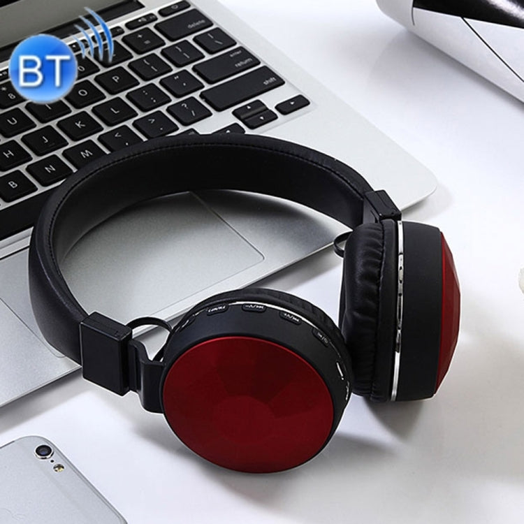SH-17 Headband Stereo Wireless Bluetooth Headphone Headset, for iPhone, iPad, iPod, Samsung, HTC, Sony, Huawei, Xiaomi and other Audio Devices(Red)