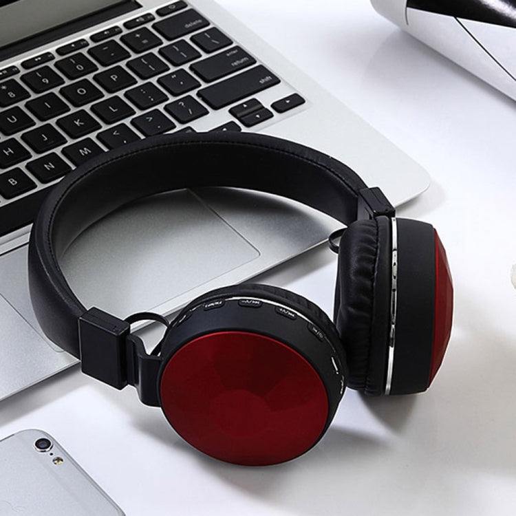 SH-17 Headband Stereo Wireless Bluetooth Headphone Headset, for iPhone, iPad, iPod, Samsung, HTC, Sony, Huawei, Xiaomi and other Audio Devices(Red)