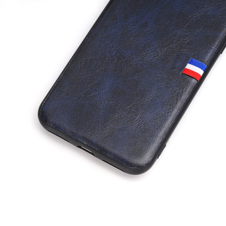 For iPhone SE 2020 & 8 & 7 PU Leather Crazy Horse Texture Flag Print Protective Back Case