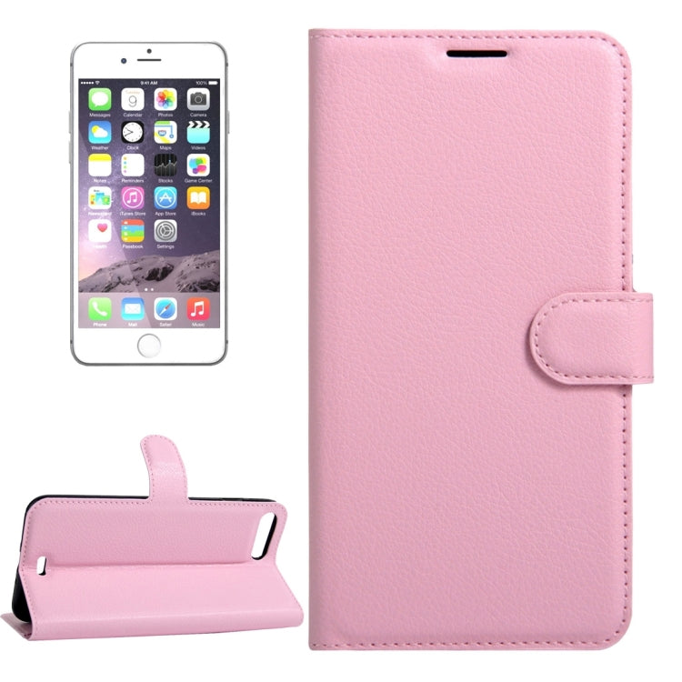 For iPhone 8 Plus & 7 Plus   Litchi Texture Horizontal Flip Leather Case with Magnetic Buckle & Holder & Card Slots & Wallet