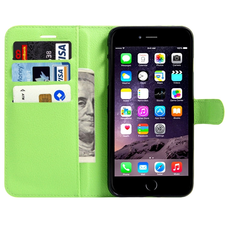 For iPhone 8 Plus & 7 Plus   Litchi Texture Horizontal Flip Leather Case with Magnetic Buckle & Holder & Card Slots & Wallet