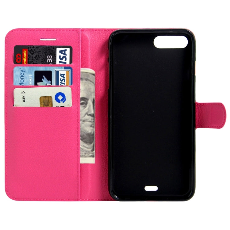 For iPhone 8 Plus & 7 Plus   Litchi Texture Horizontal Flip Leather Case with Magnetic Buckle & Holder & Card Slots & Wallet