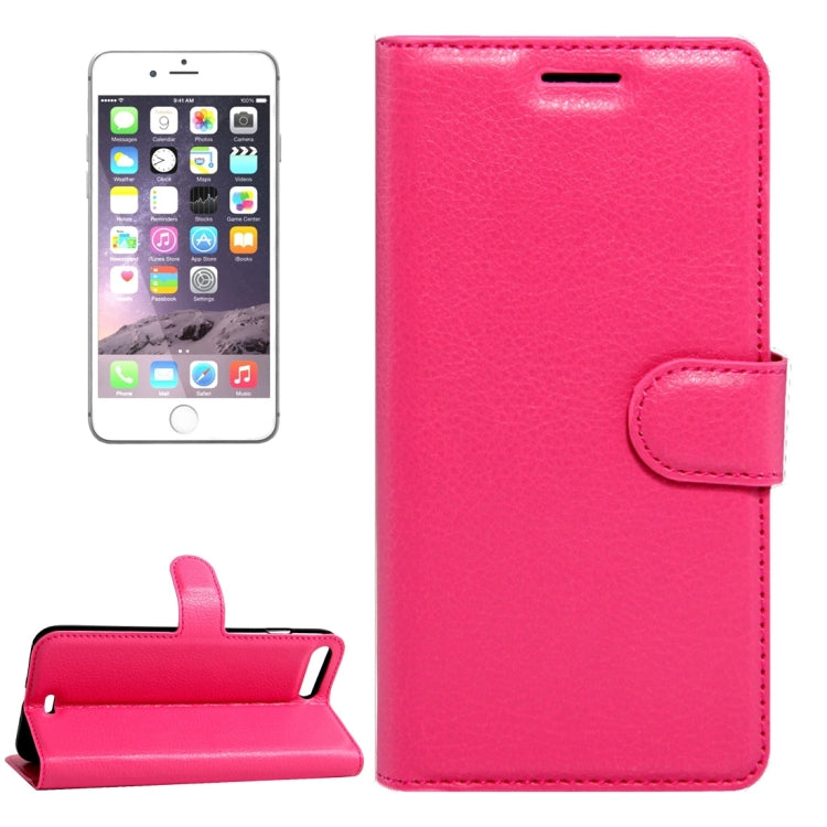 For iPhone 8 Plus & 7 Plus   Litchi Texture Horizontal Flip Leather Case with Magnetic Buckle & Holder & Card Slots & Wallet