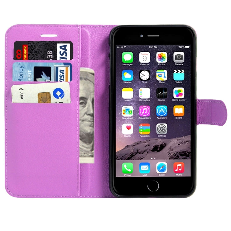 For iPhone 8 Plus & 7 Plus   Litchi Texture Horizontal Flip Leather Case with Magnetic Buckle & Holder & Card Slots & Wallet
