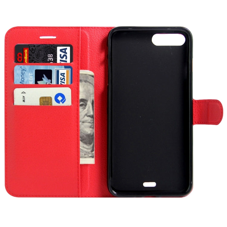 For iPhone 8 Plus & 7 Plus   Litchi Texture Horizontal Flip Leather Case with Magnetic Buckle & Holder & Card Slots & Wallet