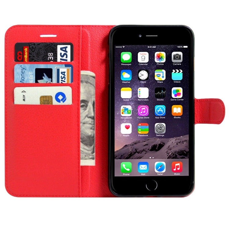 For iPhone 8 Plus & 7 Plus   Litchi Texture Horizontal Flip Leather Case with Magnetic Buckle & Holder & Card Slots & Wallet