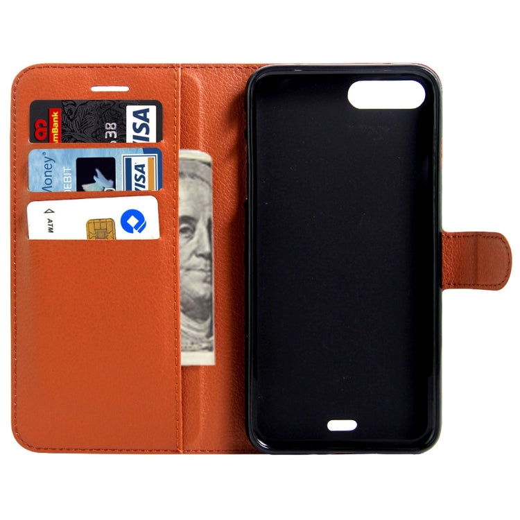 For iPhone 8 Plus & 7 Plus   Litchi Texture Horizontal Flip Leather Case with Magnetic Buckle & Holder & Card Slots & Wallet