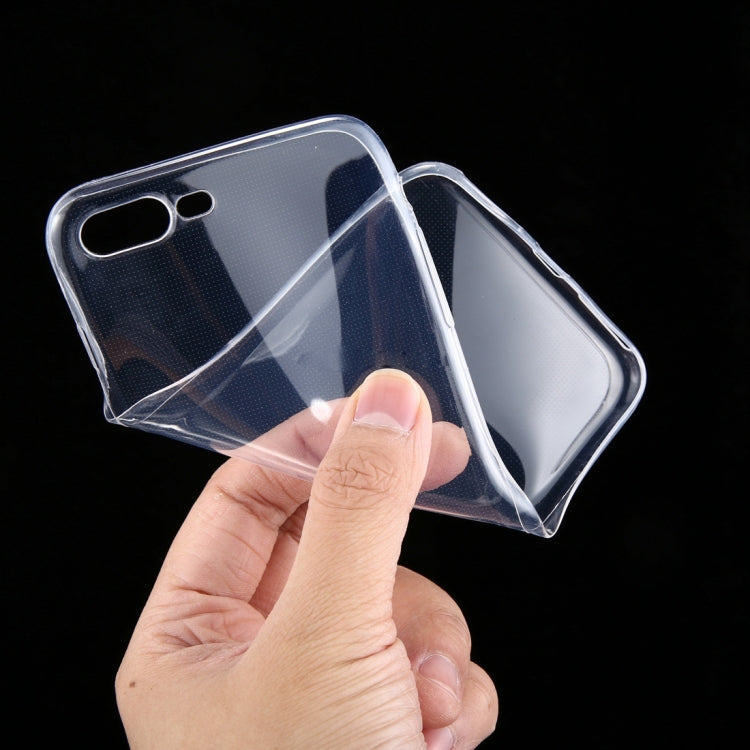 50 PCS for iPhone 8 Plus & 7 Plus   0.75mm Ultra-thin Transparent TPU Protective Case