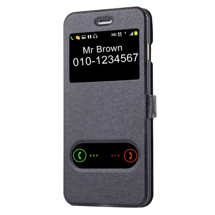 For iPhone 8 Plus & 7 Plus   Solid Color Horizontal Flip Leather Case with Call Display ID & Holder & Magnetic Buckle